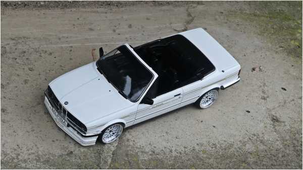 1:18 BMW E30 Cabriolet Alpina C2 2.7 / Metall Modell + OVP